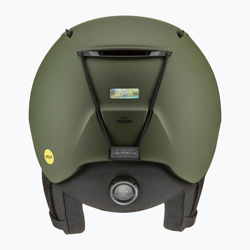 Lyžařská helma UVEX Monte LT MIPS khaki matt 3