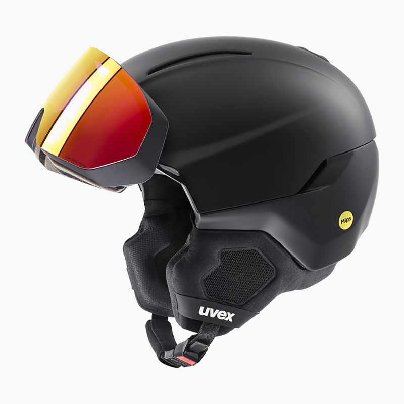 Lyžařská helma UVEX Horizon CV MIPS black matte 6