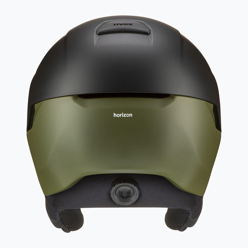 Lyžařská helma UVEX Horizon CV black/khaki matt 3