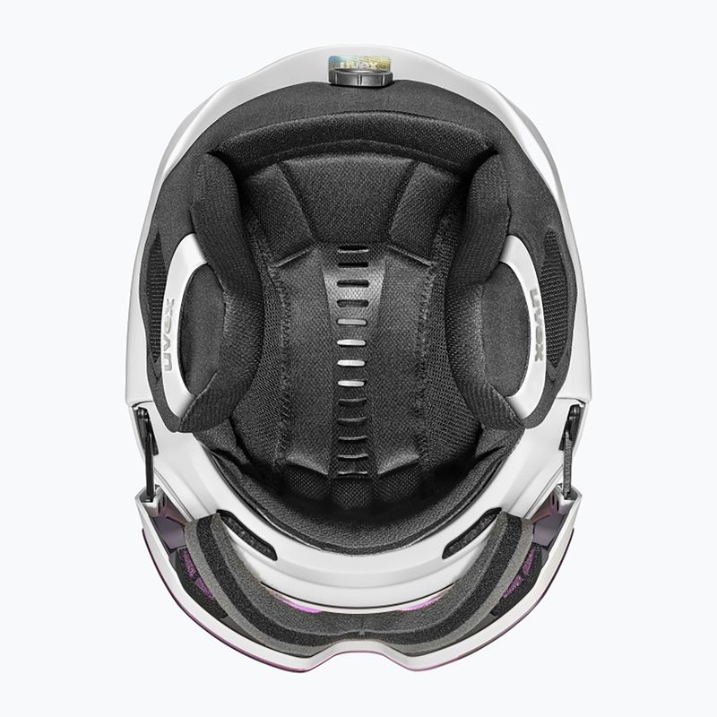 Lyžařská helma UVEX Horizon CV MIPS white matt 5