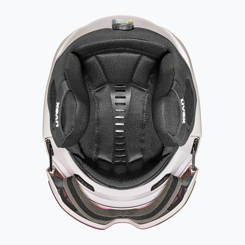 Lyžařská helma UVEX Horizon CV MIPS warm grey matt 5