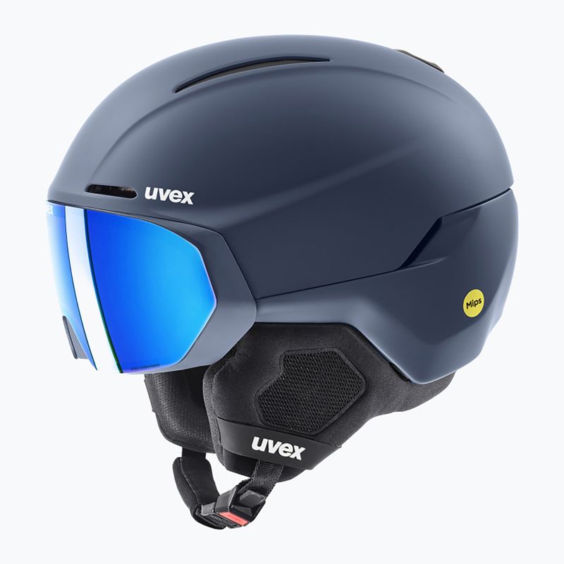 Lyžařská helma UVEX Horizon CV MIPS dusk blue matt