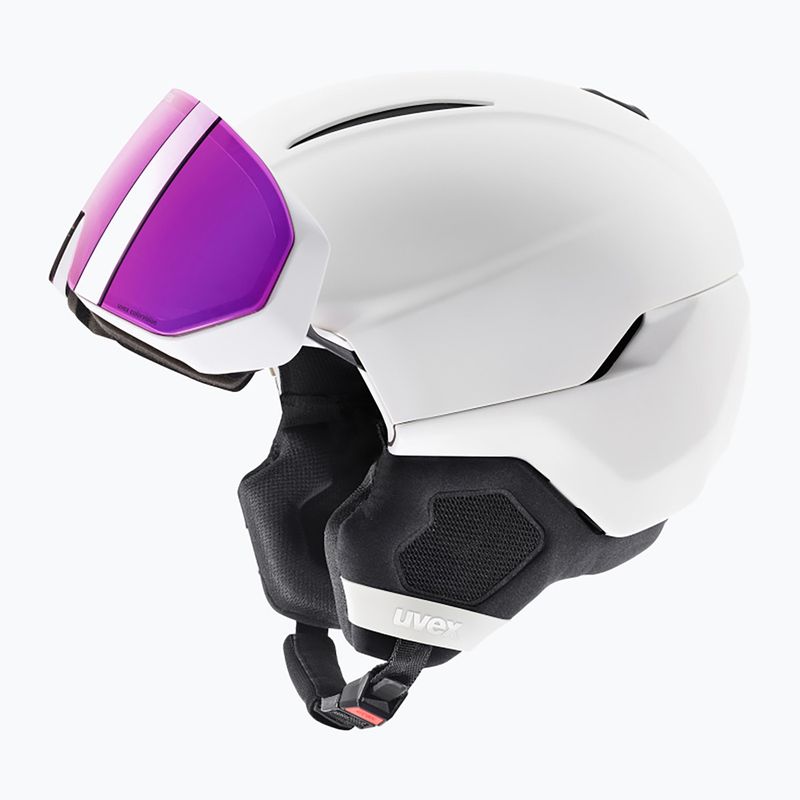 Lyžařská helma UVEX Horizon CV white matt 6