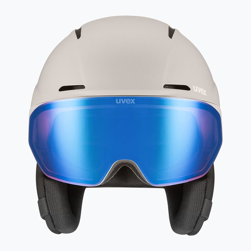 Lyžařská helma UVEX Horizon CV warm grey matt 2