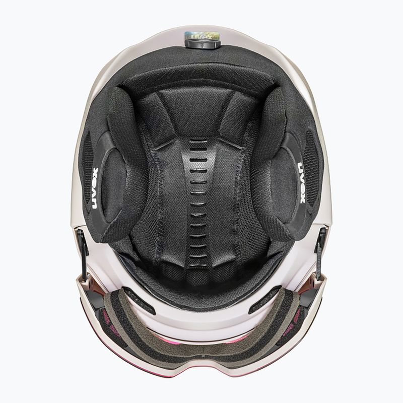 Lyžařská helma UVEX Horizon CV warm grey matt 5