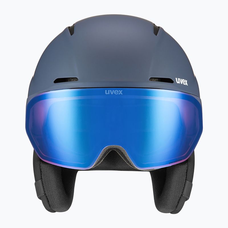 Lyžařská helma UVEX Horizon CV dusk blue matt 2