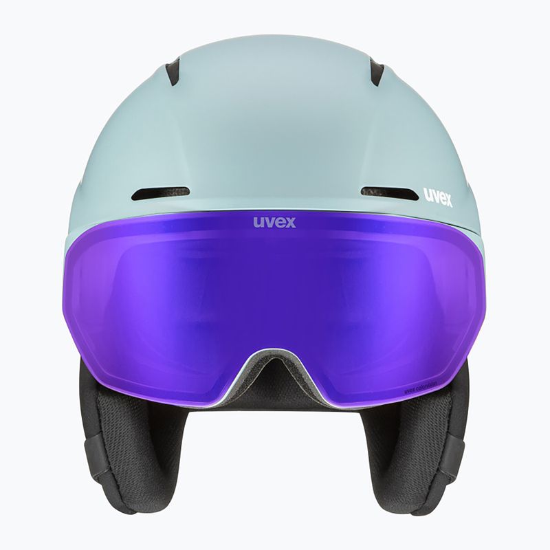 Lyžařská helma UVEX Horizon CV oxid green matt 2