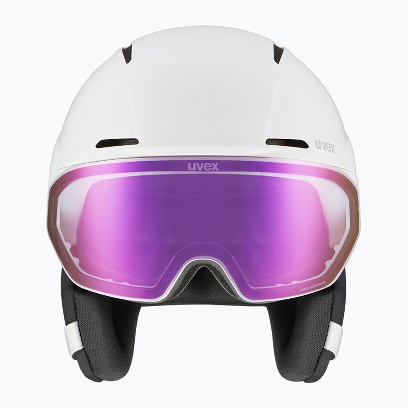 Lyžařská helma UVEX Horizon V Mag MIPS white matt 2
