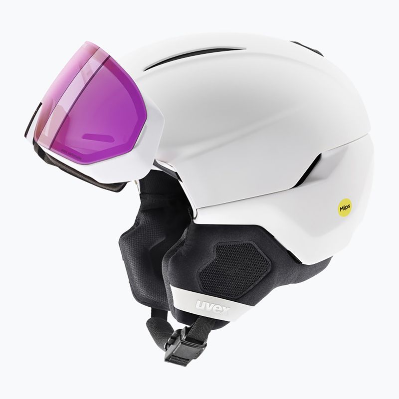 Lyžařská helma UVEX Horizon V Mag MIPS white matt 6
