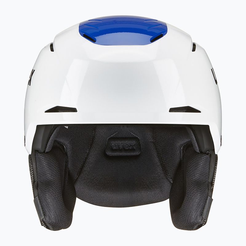 Lyžařská helma UVEX Resolution SL white/blue 2