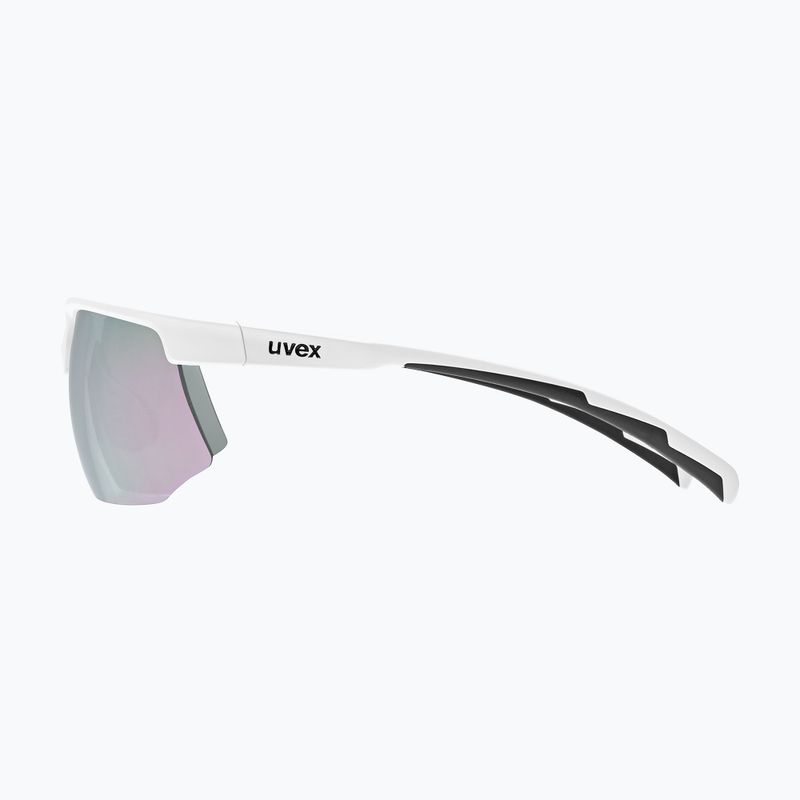 Sluneční brýle UVEX Aerios Small white matt/mirror rose 5