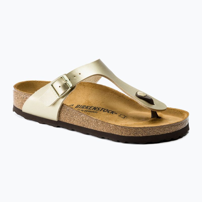 Žabky   damskie BIRKENSTOCK Gizeh BF Regular gold 8