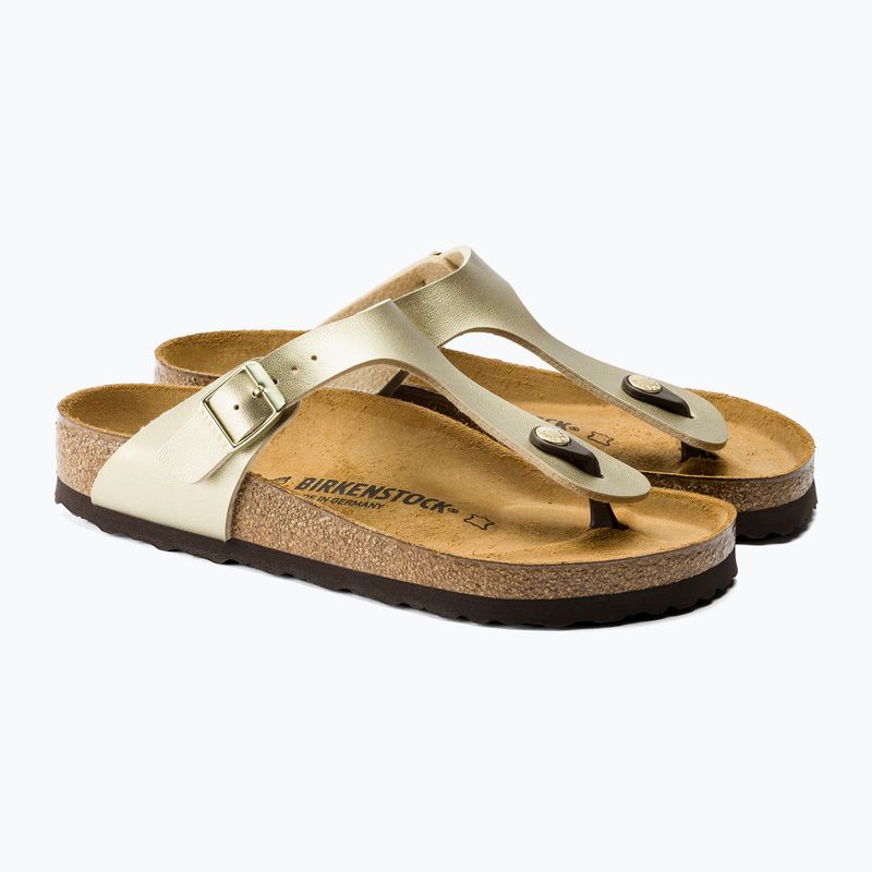 Žabky   damskie BIRKENSTOCK Gizeh BF Regular gold 11