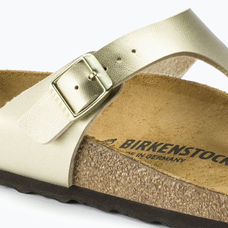 Žabky BIRKENSTOCK Gizeh Birko-Flor Narrow gold 13