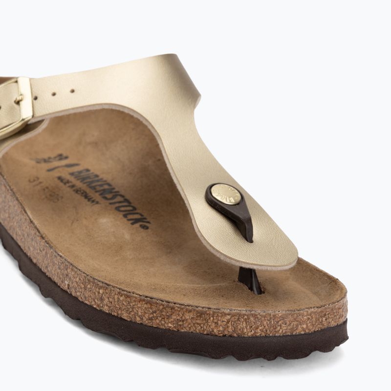 Žabky BIRKENSTOCK Gizeh Birko-Flor Narrow gold 7