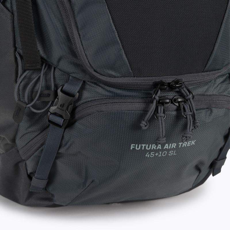 Trekingový batoh Deuter Futura Air Trek SL 45 + 10 l černý 3402021 4