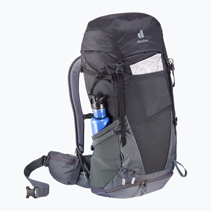 Dámský trekingový batoh Deuter Futura Air Trek SL 55+10 l černý 340222174030 7