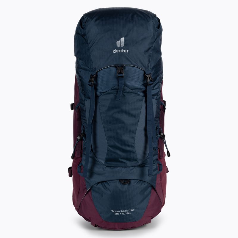 Dámský trekingový batoh Deuter Aircontact Lite SL 35+10 l modro-bordový 3340221