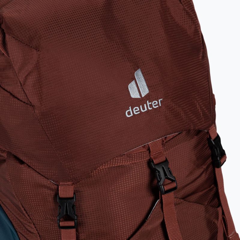 Trekingový batoh Deuter Aircontact Lite 40 + 10 l červený 3340321 4