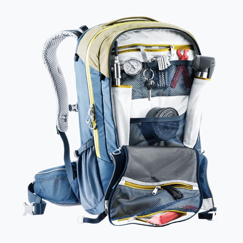 Cyklistický batoh Deuter Trans Alpine Pro 28l blue-brown 6314 3201121 10