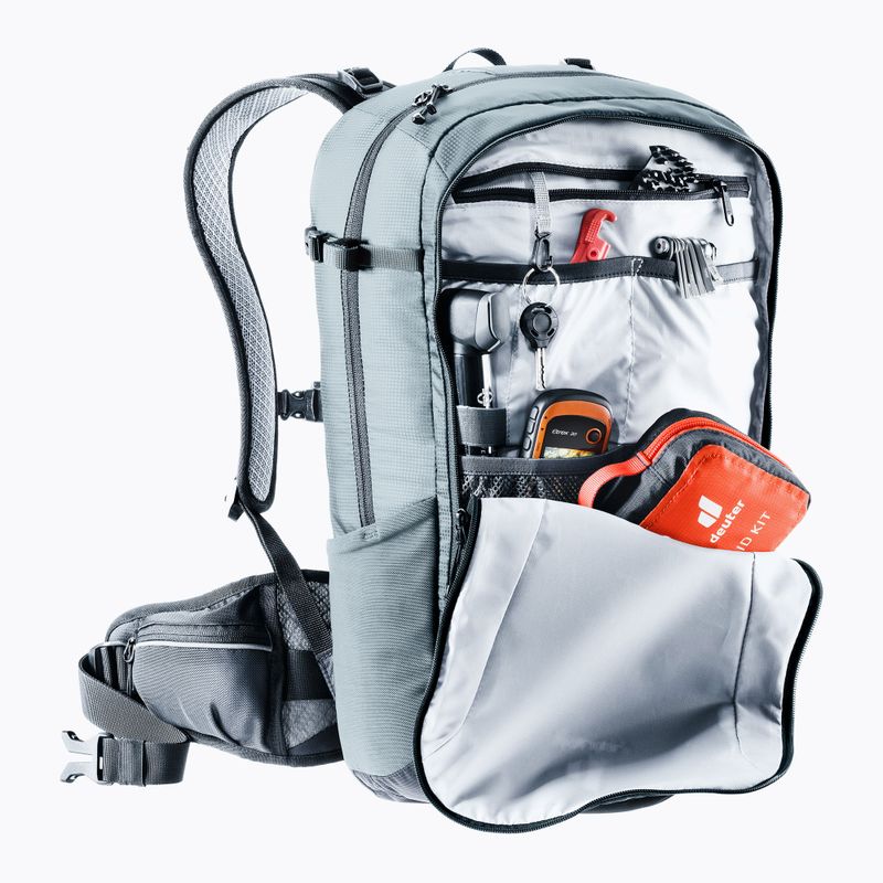 Cyklistický batoh Deuter Flyt 20 l graphite/black 7