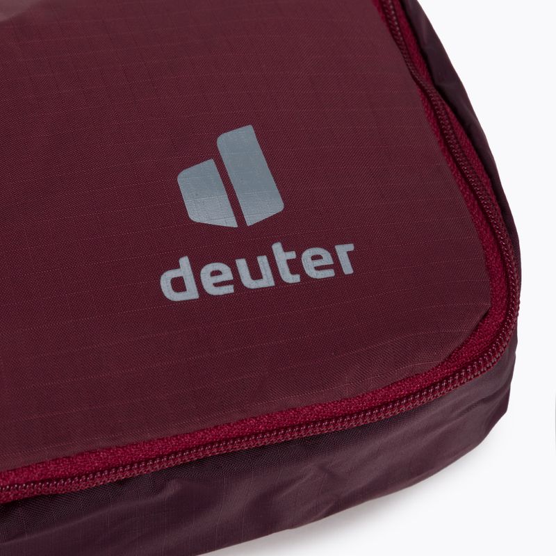 Toaletní taška Deuter Wash Center Lite I bordová 3930521 4