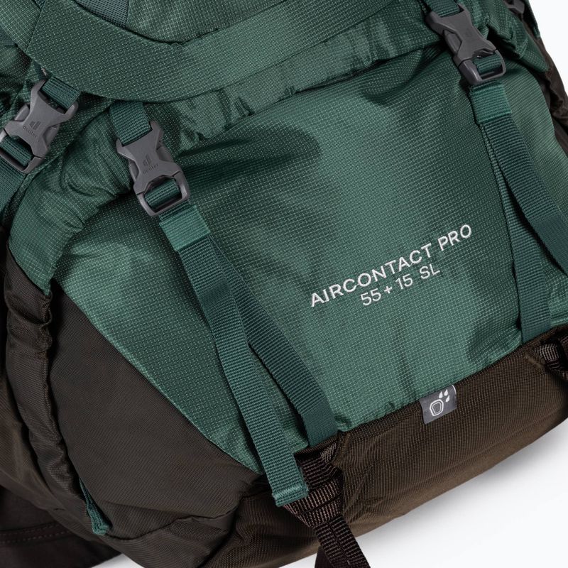 Trekingový batoh Deuter Aircontact PRO SL 55 + 15 l zelený 3330021 6
