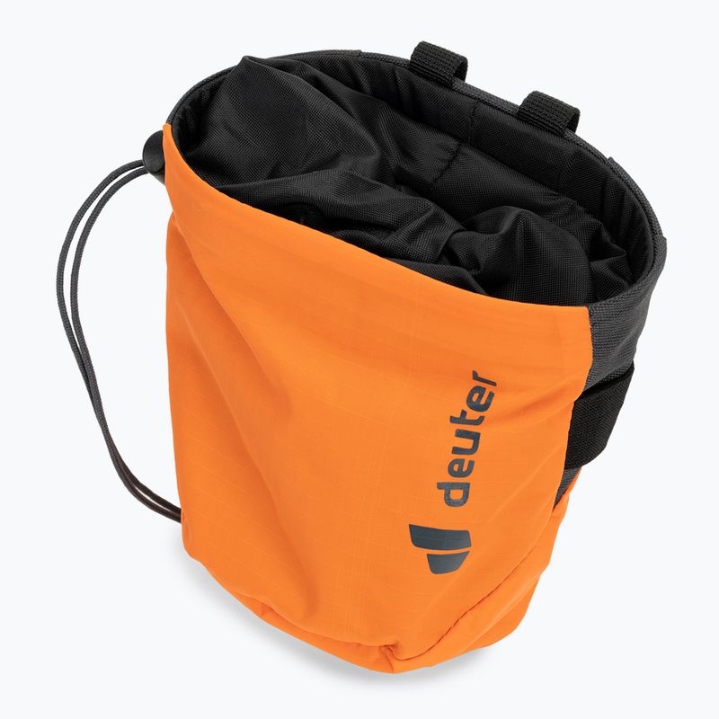 Pytlík na magnézium Deuter Gravity Chalk Bag II oranžový 3391422 3