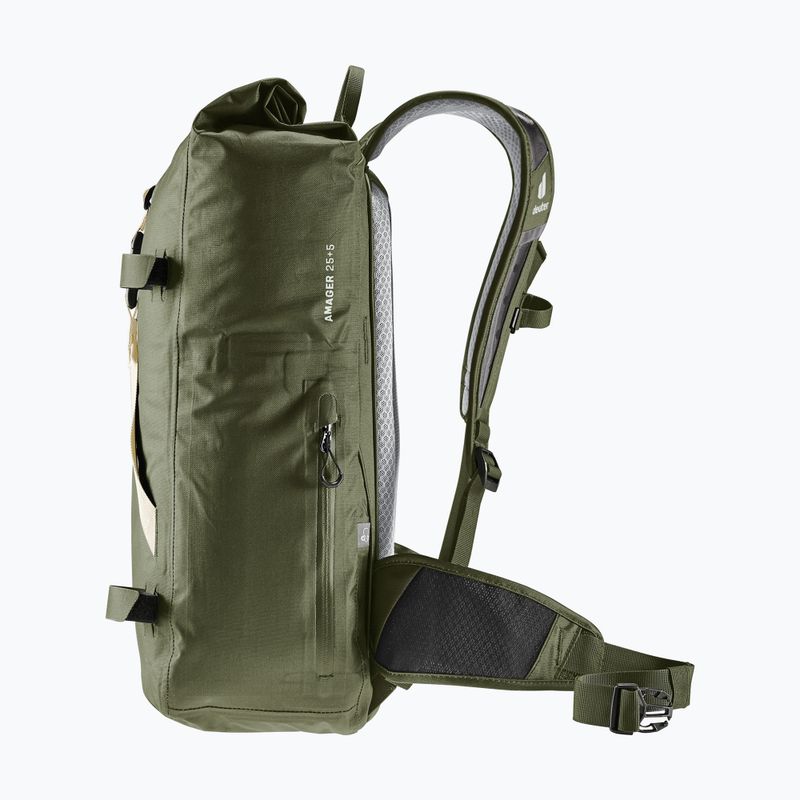 Cyklistický batoh Deuter Amager 25+5 khaki 3