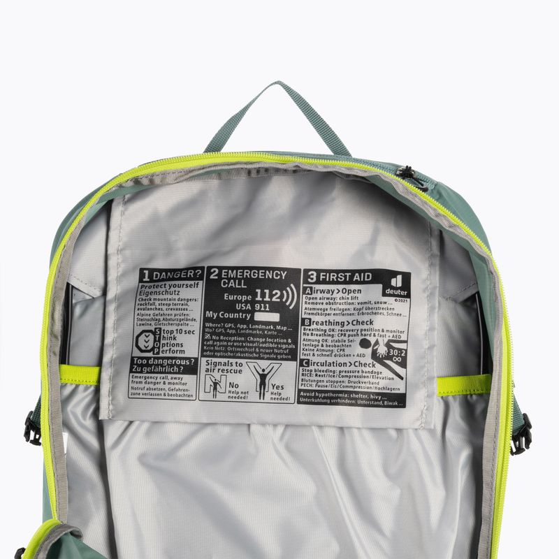 Turistický batoh Deuter Speed Lite 25 l zelenomodrý 341042228070 10