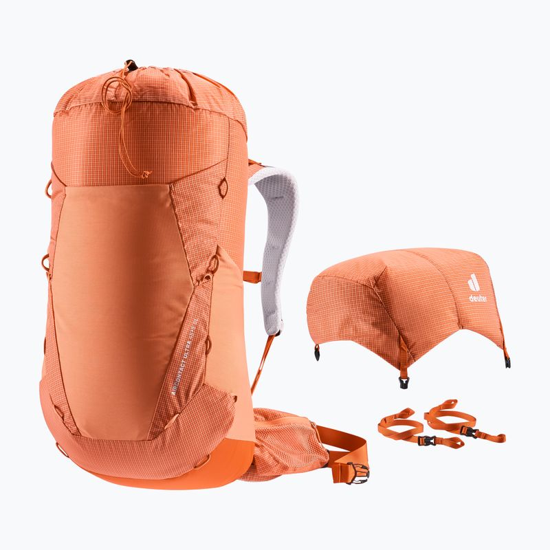 Trekový batoh deuter Aircontact Ultra 45+5 SL sienna/paprika 7