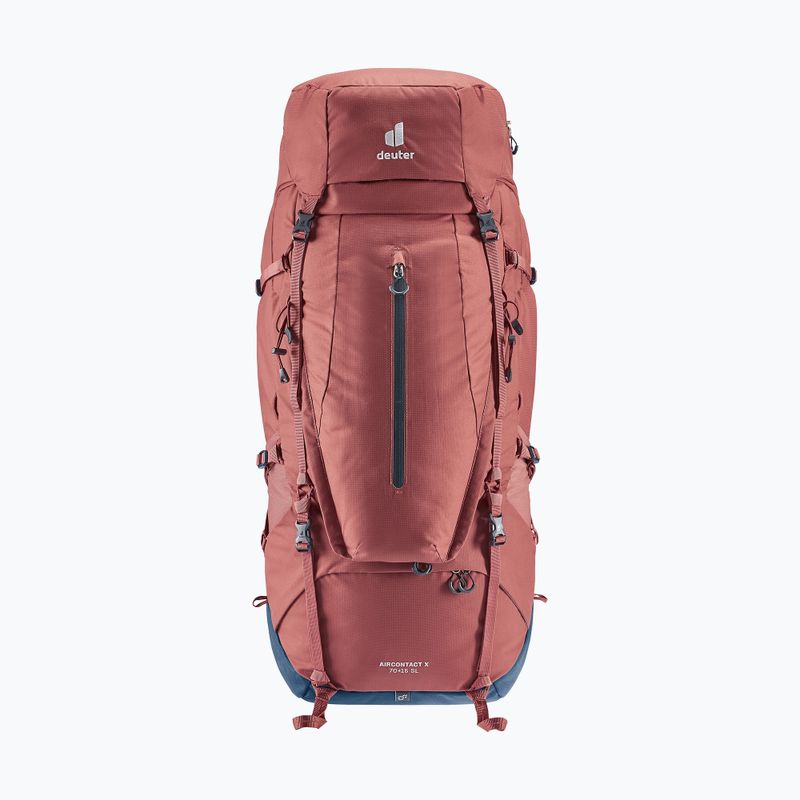 Dámský trekingový batoh  deuter Aircontact X 70+15 SL redwood/ink