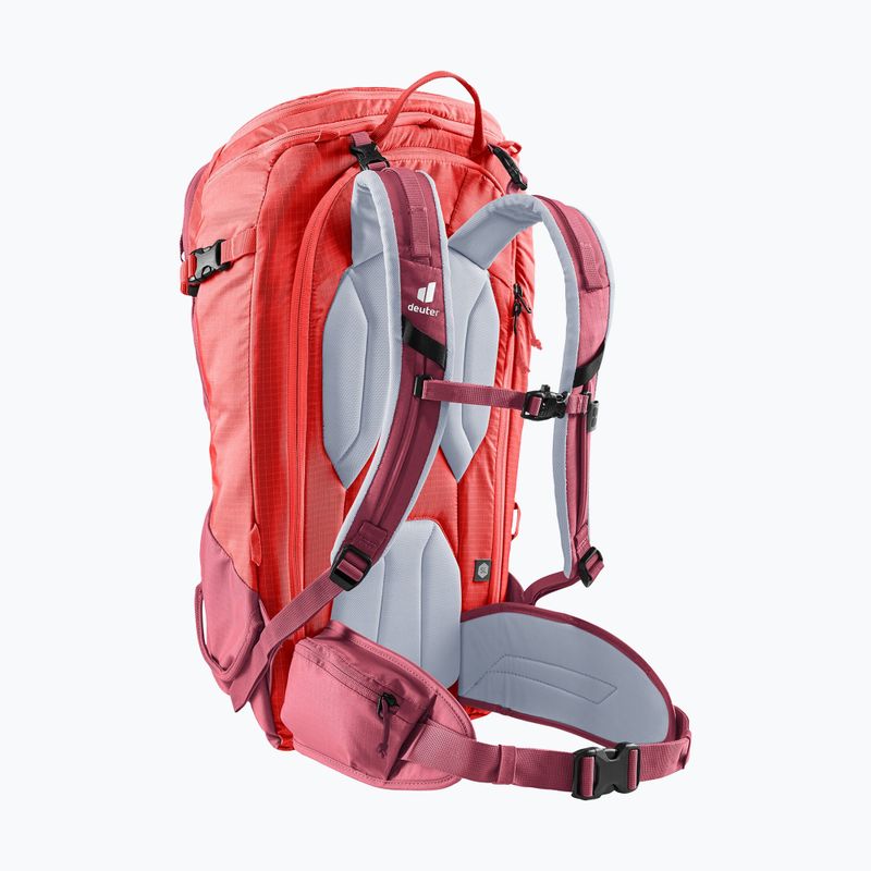 Dámský lyžařský batoh deuter Freerider Pro 32+ l SL 330342255850 maron/currant 3