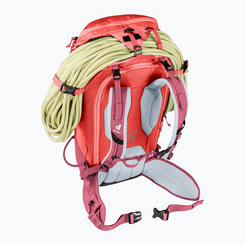 Dámský lyžařský batoh deuter Freerider Pro 32+ l SL 330342255850 maron/currant 9