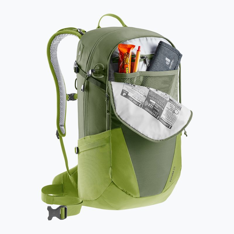 Turistický batoh deuter Futura 23 l khaki/meadow 5