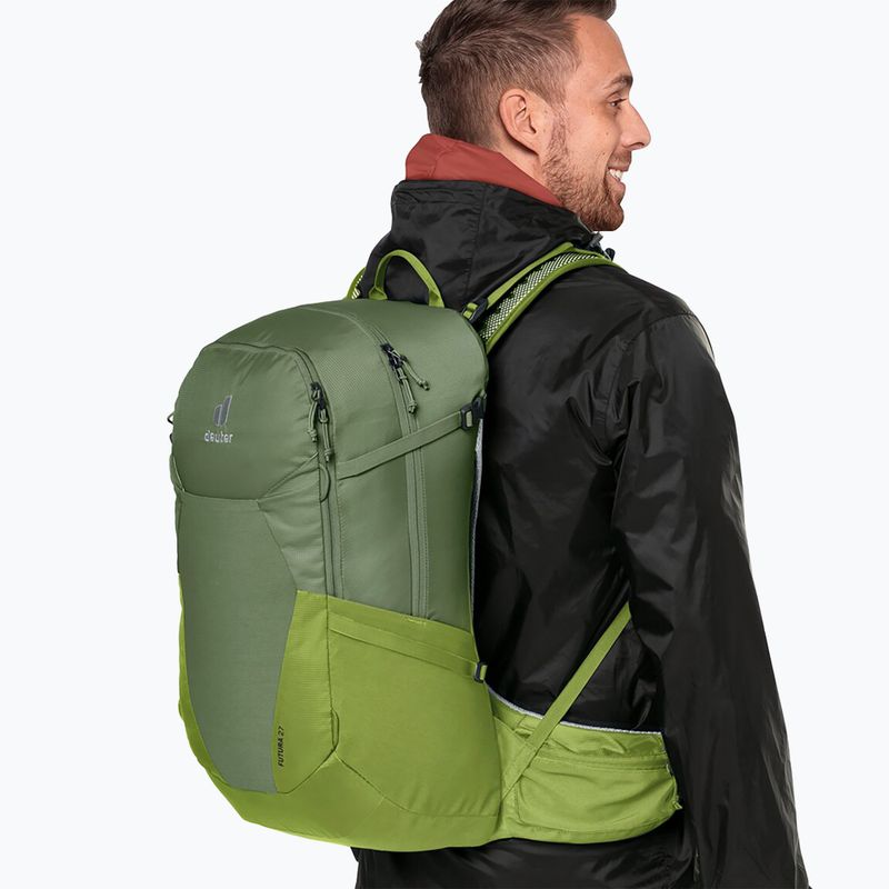 Turistický batoh deuter Futura 27 l khaki/meadow 7