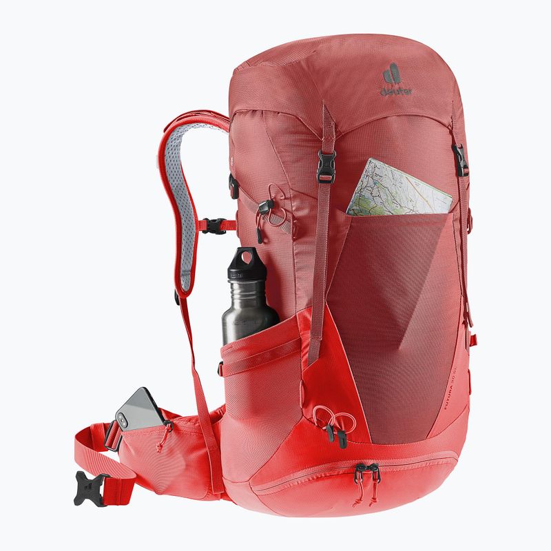 Dámský turistický batoh deuter Futura 30 SL red 34007215589 8