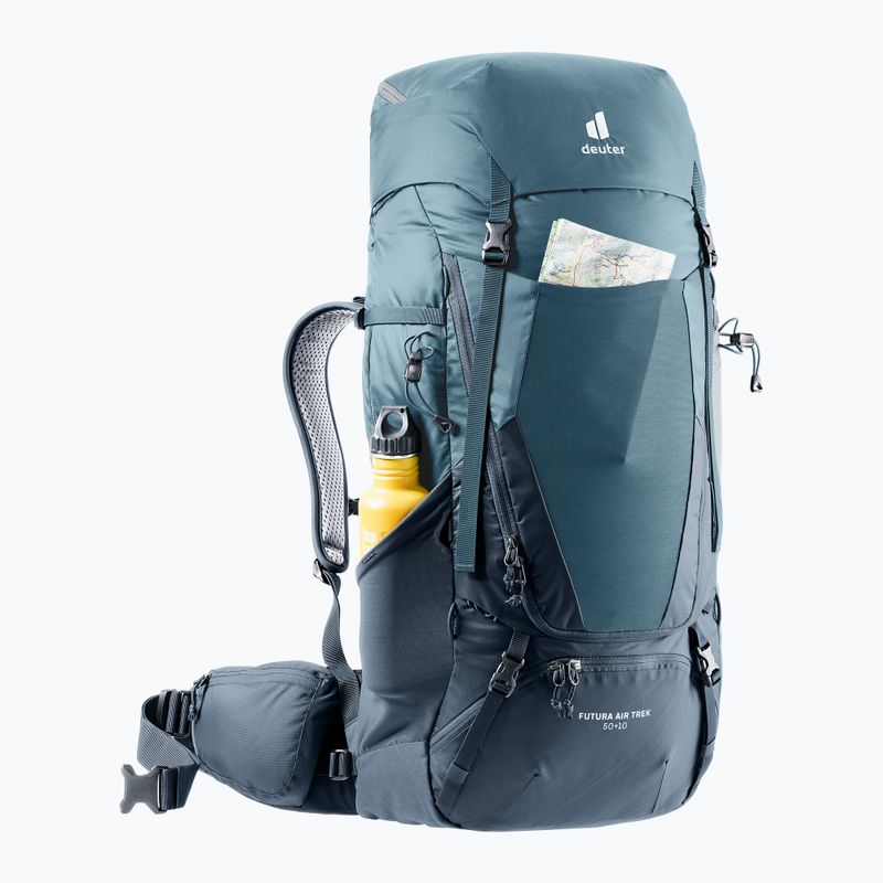 Deuter Futura Air Trek 50 + 10 l trekingový batoh modrý 34021211374 6