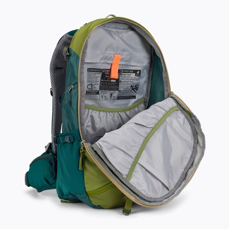Cyklistický batoh deuter Trans Alpine 24 l zeleny 320002123480 4