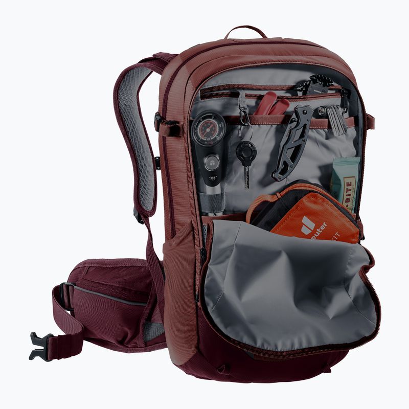 Dámský cyklistický batoh deuter Flyt 12 l SL červená 321102155910 10