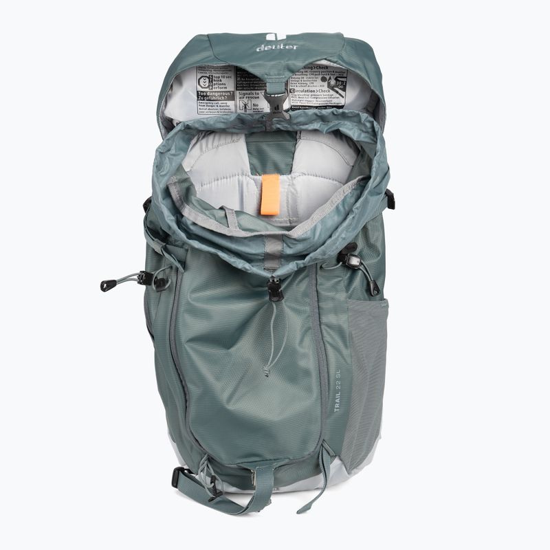 Dámský turistický batoh deuter Trail 22 SL green 34402233464 4