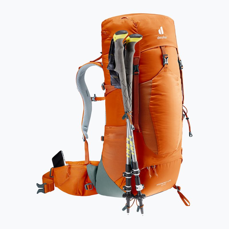 Trekingový batoh Deuter Aircontact Lite 40 + 10 oranžový 334012393190 6