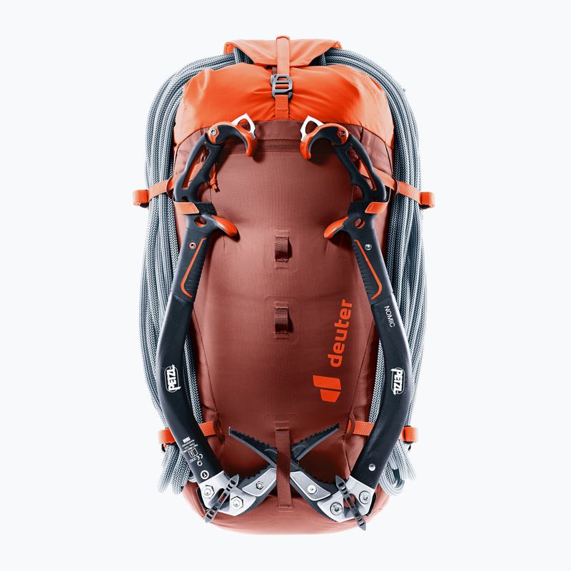 Lezecký batoh deuter Guide 30 l redwood/papaya 6