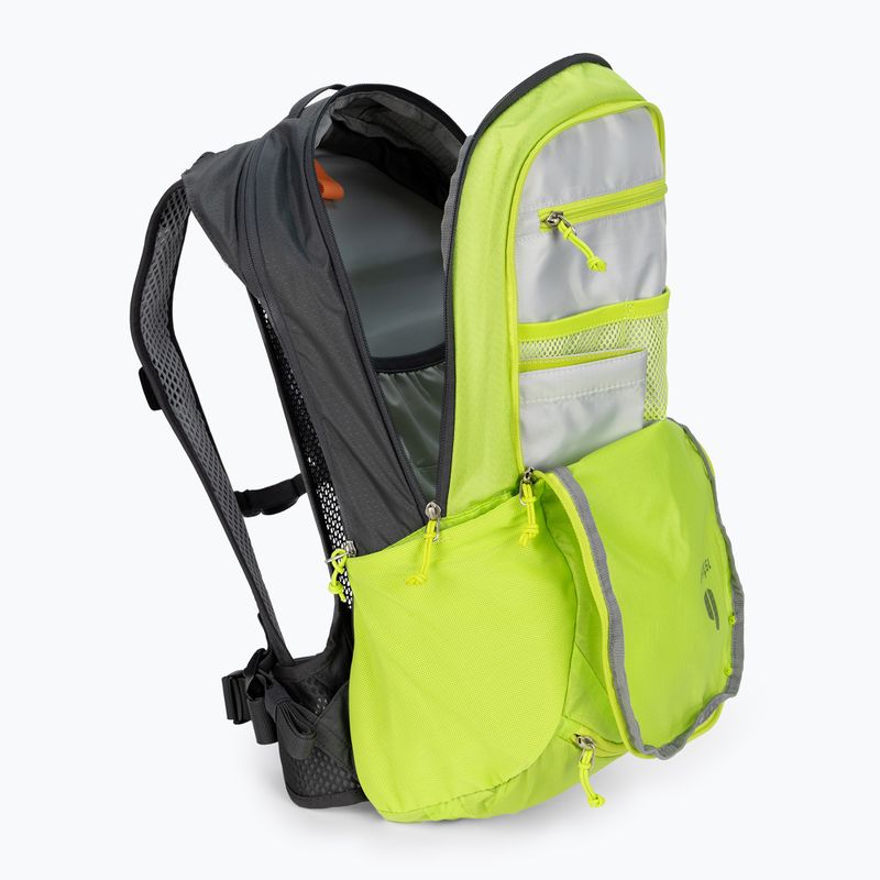 Cyklistický batoh deuter Race Air 14+3 l zeleny 320442384030 4