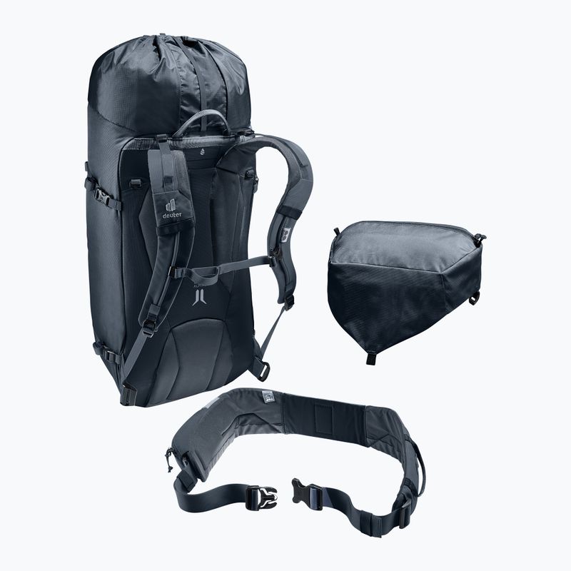 Lezecký batoh deuter Guide 34+8 l black 8