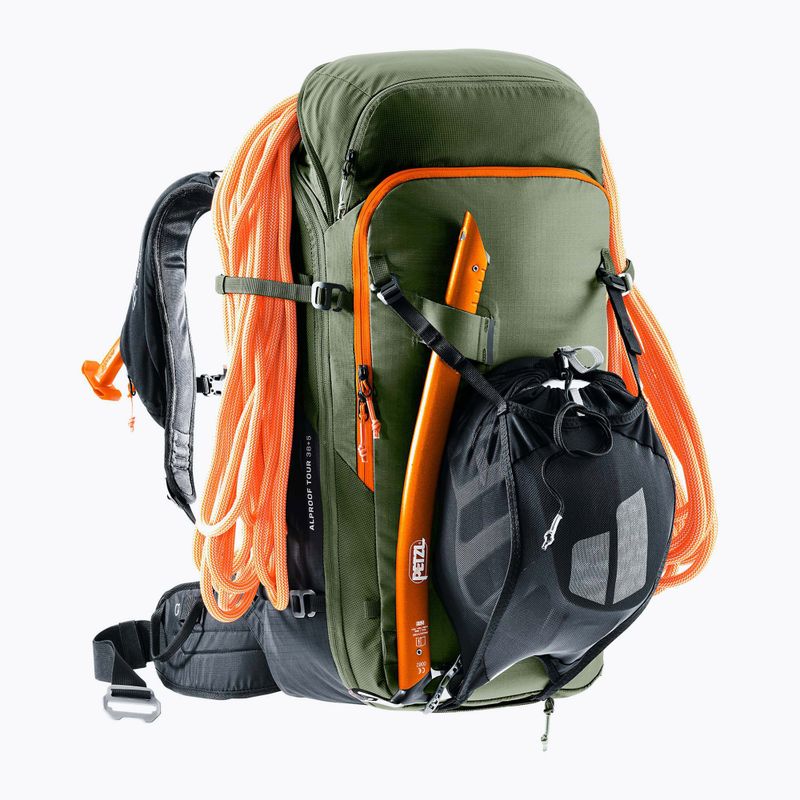 Lavinový batoh Deuter Alproof Tour 38 + 5 l khaki/black 10