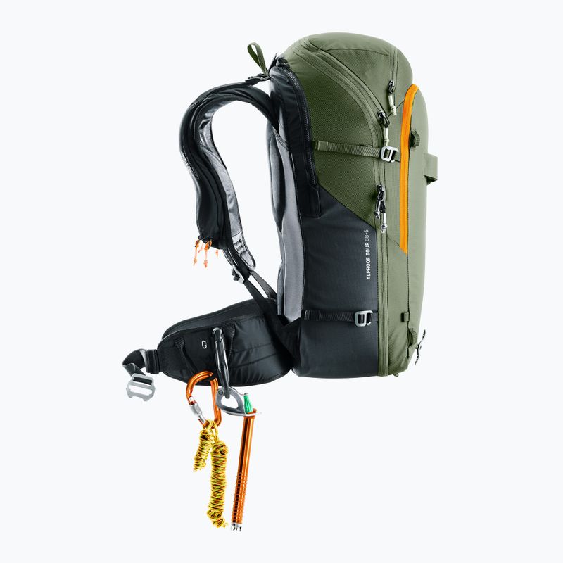 Lavinový batoh Deuter Alproof Tour 38 + 5 l khaki/black 12