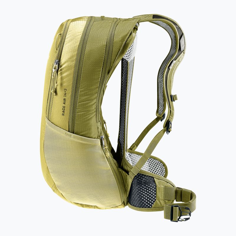 Cyklistický batoh Deuter Race Air 14 + 3 l linden/cactus 8