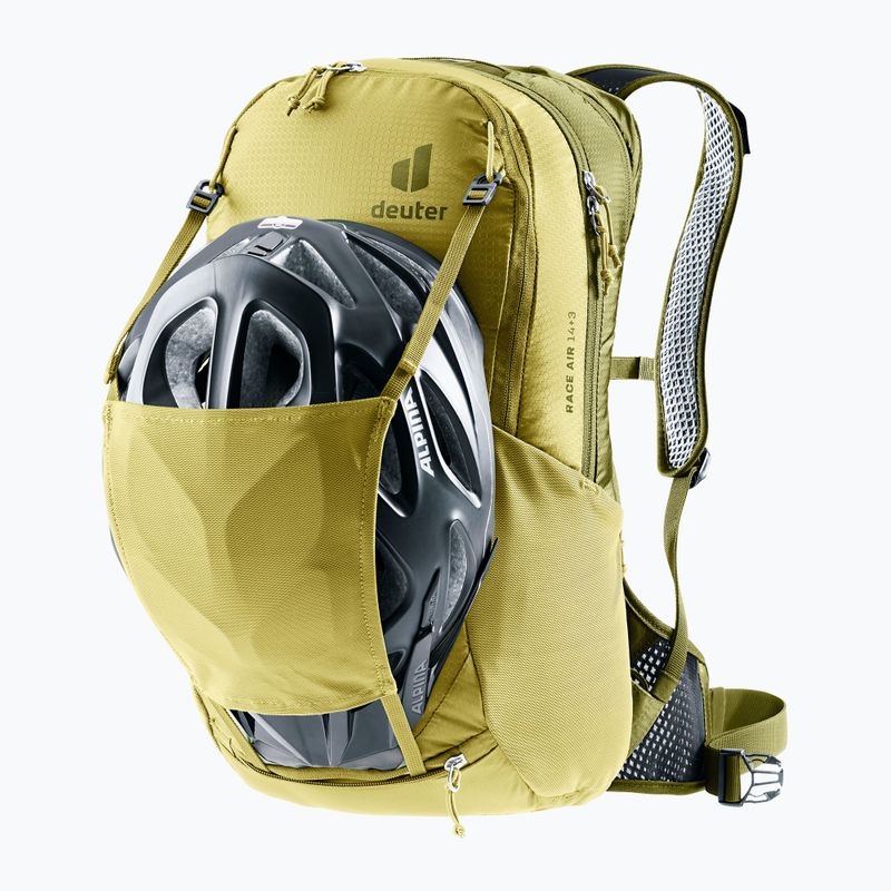 Cyklistický batoh Deuter Race Air 14 + 3 l linden/cactus 10