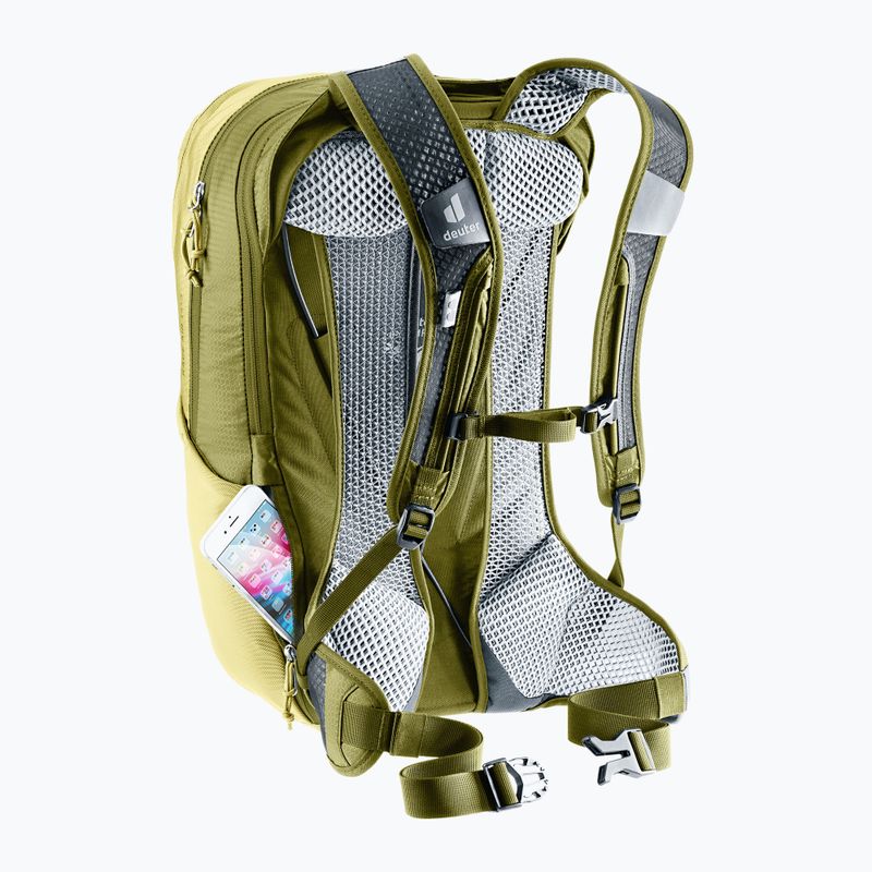 Cyklistický batoh Deuter Race Air 14 + 3 l linden/cactus 12